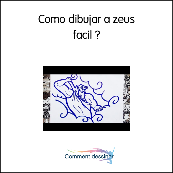 Como dibujar a zeus facil